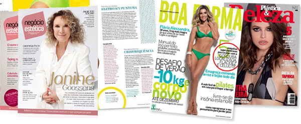 Criofrequência nas Revistas